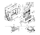 Kenmore 10669740 cabinet parts diagram