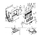 Kenmore 10669800 cabinet parts diagram