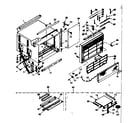 Kenmore 10669801 cabinet parts diagram