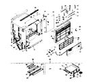 Kenmore 10669820 cabinet parts diagram