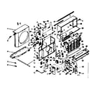 Kenmore 10669830 air flow parts diagram