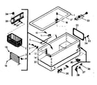 Kenmore 198618570 cabinet parts diagram
