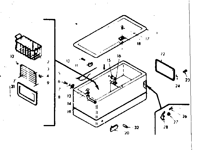 Cabinet parts