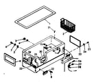 Kenmore 198619120 cabinet parts diagram