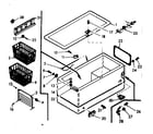 Kenmore 198619440 cabinet parts diagram