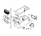 Kenmore 198619620 cabinet parts diagram