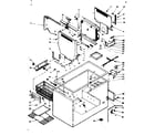 Kenmore 198619660 cabinet parts diagram