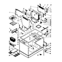 Kenmore 198619680 cabinet parts diagram