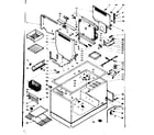 Kenmore 198619690 cabinet parts diagram