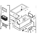 Kenmore 198619820 cabinet parts diagram