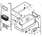 Kenmore 198619820 cabinet parts diagram