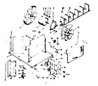 Kenmore 25368090 electrical system & air handling parts diagram