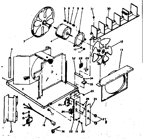 Electrical system & air handling parts