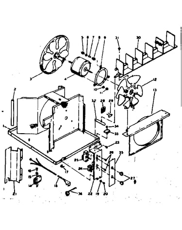Electrical system & air handling parts