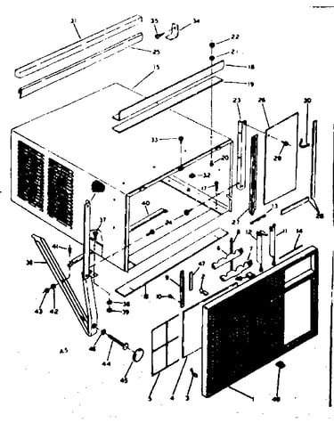 Cabinet & front parts