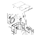 Kenmore 25368540 electrical system & air handling parts diagram
