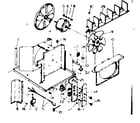 Kenmore 25369110 electrical system & air handling parts diagram