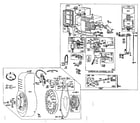 Briggs & Stratton 200401 TO 200466 (0010 - 0060) fuel tank and flywheel assembly diagram