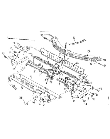 Key lever - sublever - touch control (electric models)