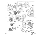 Briggs & Stratton 253400 TO 253499 (0527 - 0618) rewind starter assembly diagram