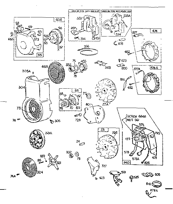 Rewind starter assembly