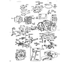 Briggs & Stratton 401400 TO 401499 (0010 - 0013) cylinder assembly diagram