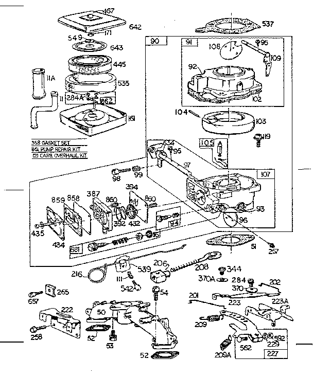 Carburetor assembly