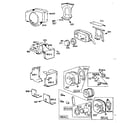Briggs & Stratton 401400 TO 401499 (0010 - 0013) muffler assembly diagram