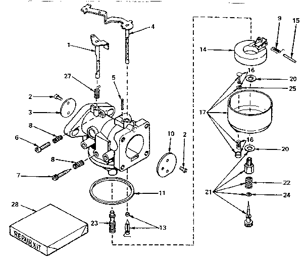 Carburetor no. 631763