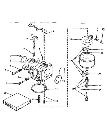 Carburetor no. 631763
