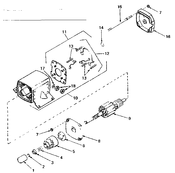 Starter motor no. 33835