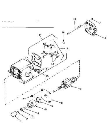 Starter motor no. 33835
