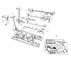 Kenmore 148860 attachment and feed parts diagram