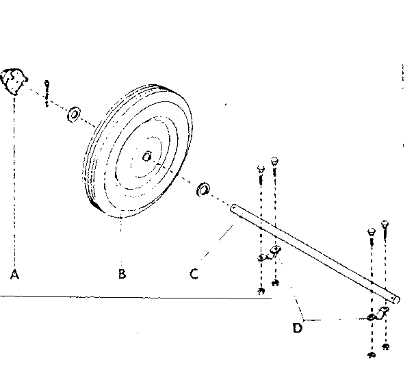 UNDERCARRIAGE ASSEMBLY FOR 15 GALLON CART