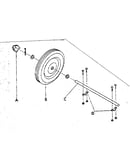 Undercarriage assembly for 30 gallon cart