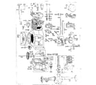 Briggs & Stratton 243430 TO 243499 (0010 - 0024) replacement parts diagram