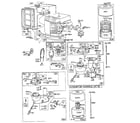 Briggs & Stratton 243430 TO 243499 (0010 - 0024) fuel tank and carburetor assembly diagram