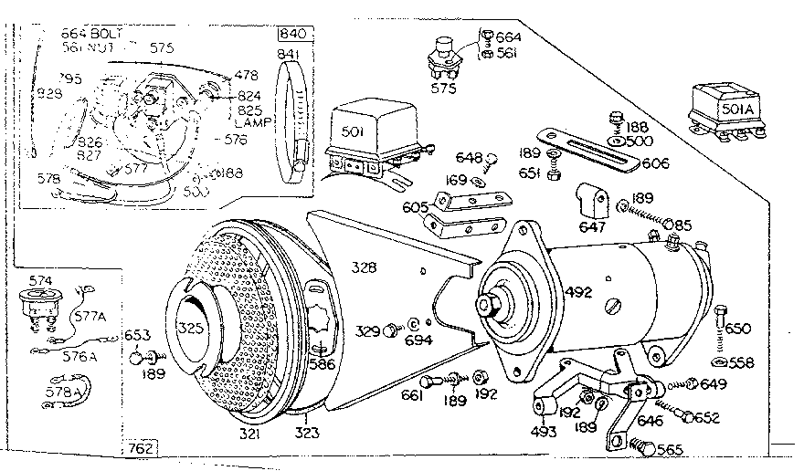 Generator electric starter