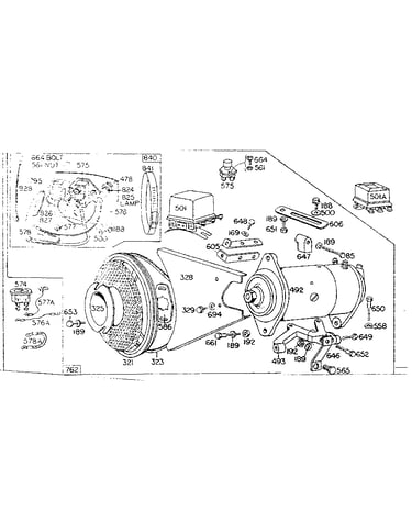 Generator electric starter