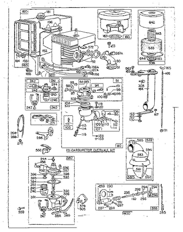 Fuel tank and carburetor assembly