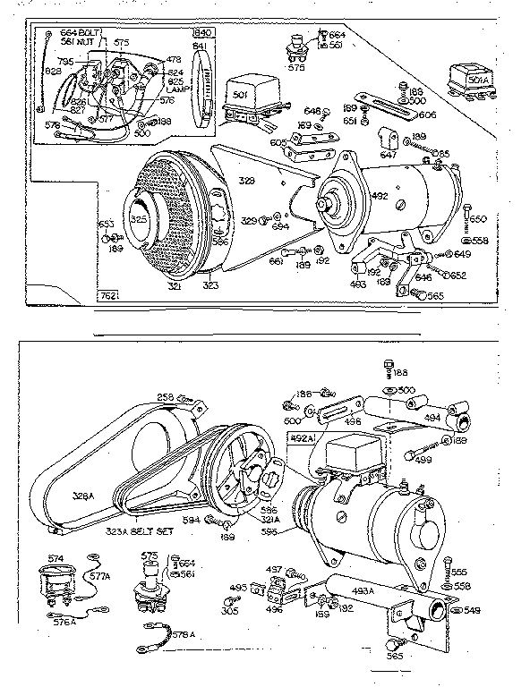 Generator electric starter