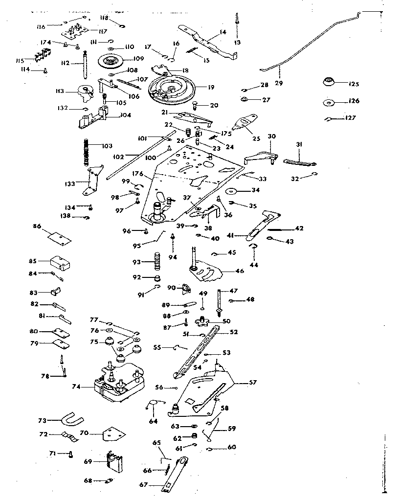 Main sub plate riveting assembly