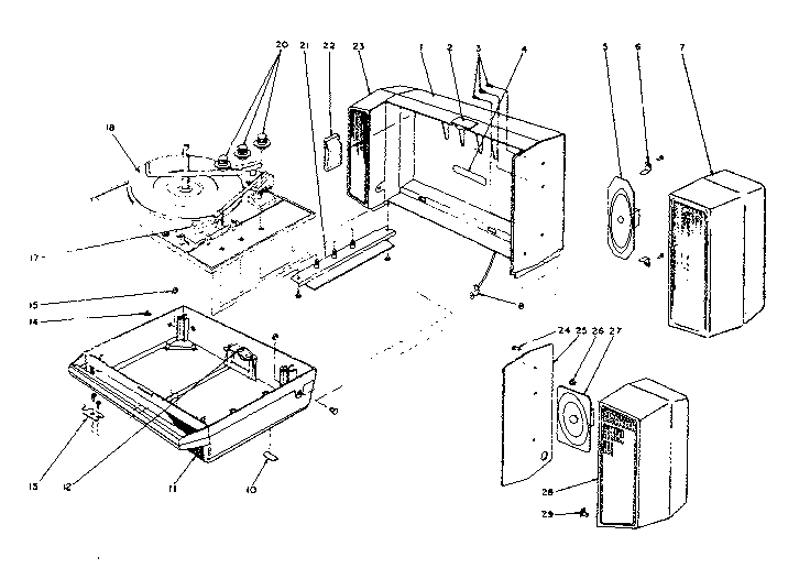 Cabinet parts