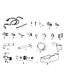 Ice maker installation parts