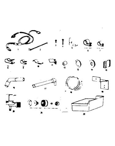 Ice maker installation parts