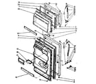 Kenmore 1068334351 door parts diagram