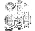 Kenmore 20861900 unit parts diagram