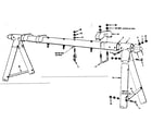 Sears 70172207-84 frame assembly diagram
