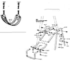 Sears 70172207-84 swing assembly diagram
