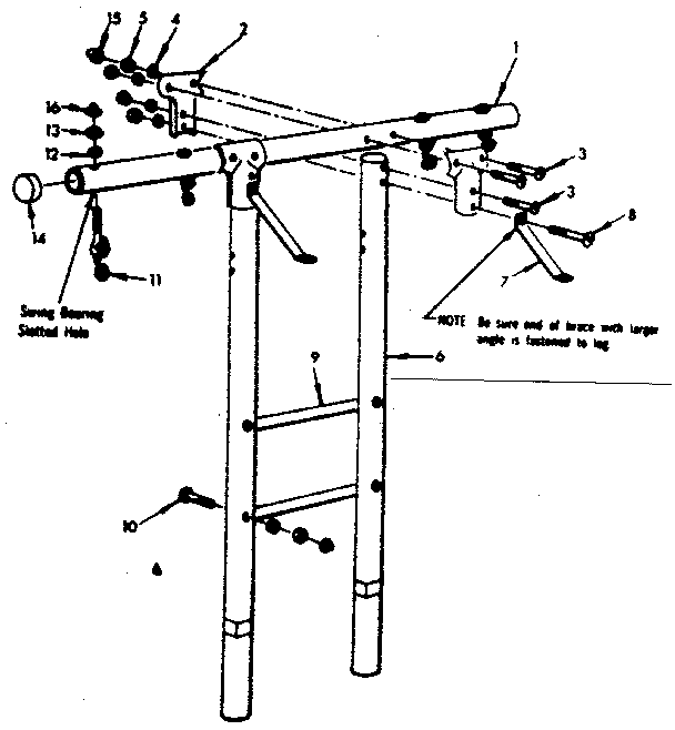 T. FRAME ASSEMBLY NO. 102